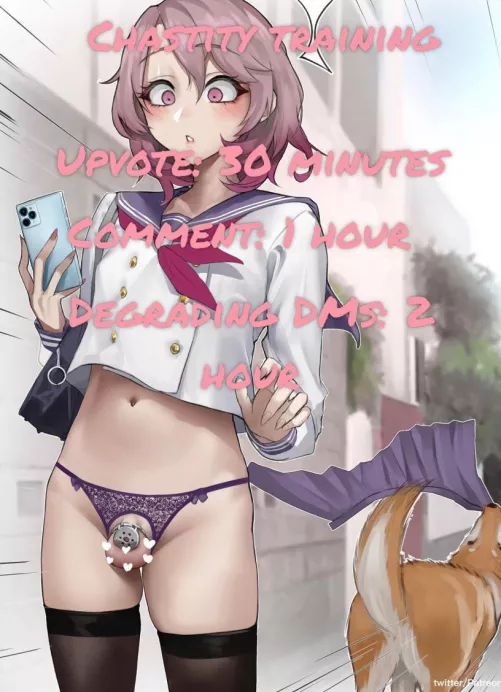 Help train me for permanent chastity by SissyBecky21MA