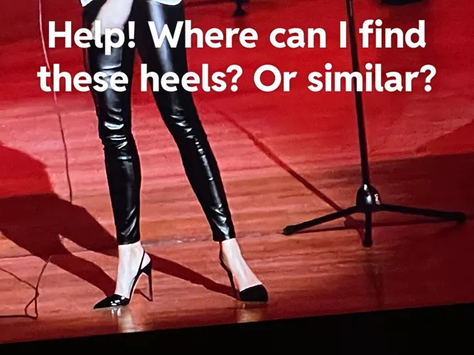 Help! Where can I find these heels or something similar? I saw them worn by the comedian Sofia niño de Rivera on Netflix. by fervazesc