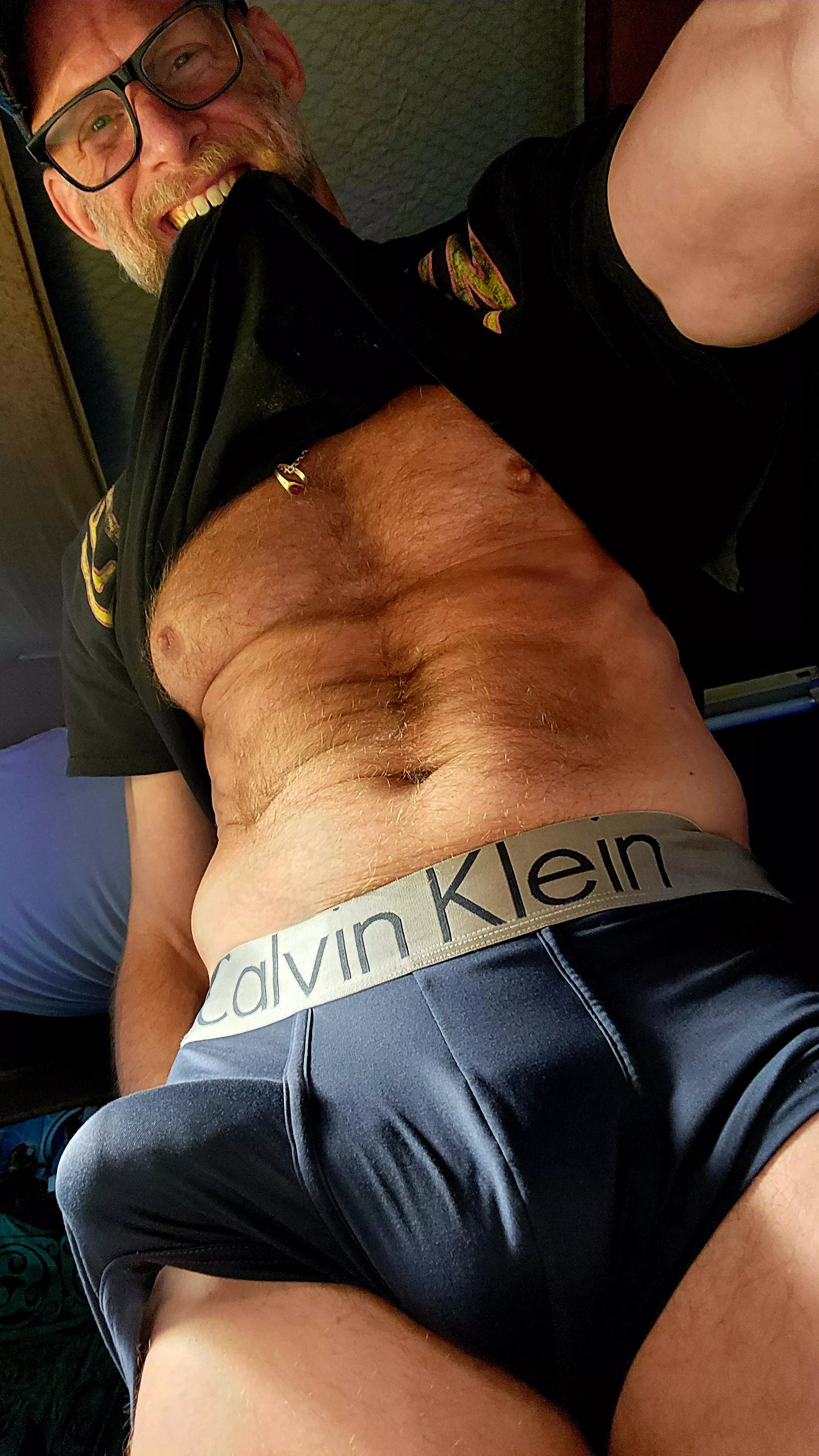 Help your Dad out. it's hard to walk around like this! posted by yogadaddywill