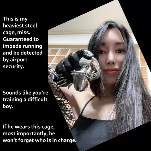 Her heaviest steel cage by vtepes614