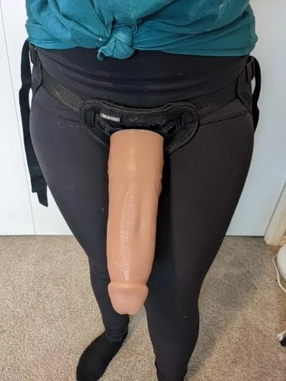 Her strap-on is much bigger than my cock, and I wouldn't have it any other way! -Bitchboy posted by BitchboyAndLavagirl