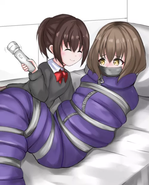 her sweet new toy by GaggedOtaku