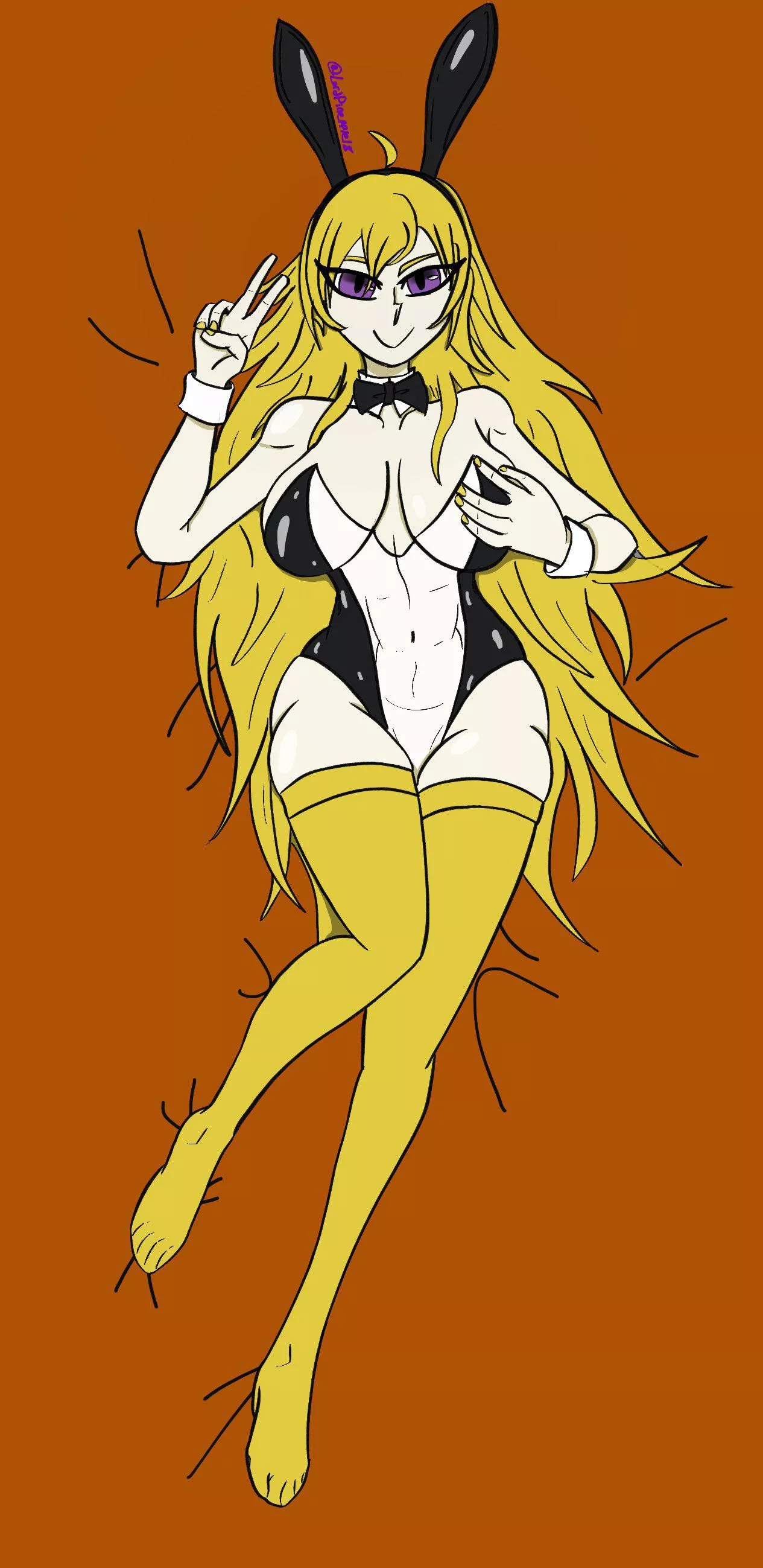 Here is another Bunny Outfit with Yang this time posted by LordPineapple_19
