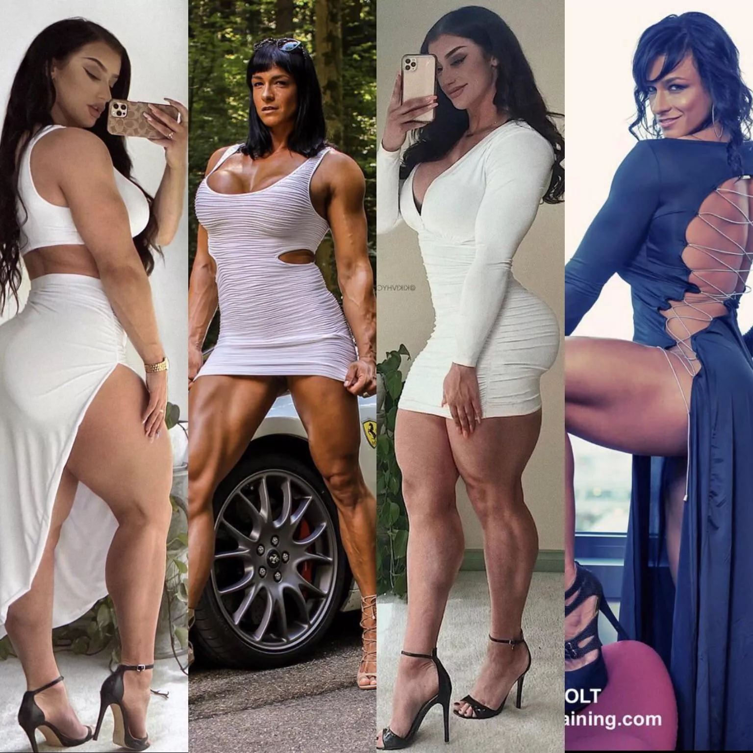 Here’s a little battle of the snu…. Kiki Vhyce (5’10) & Cindy Landolt (5’10) posted by John82boy