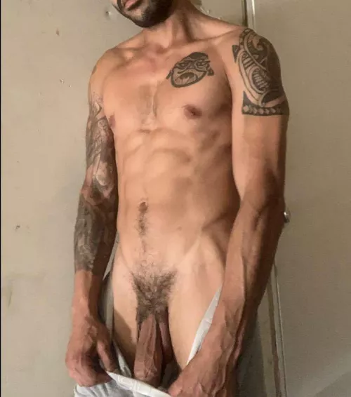 Here’s the cock behind the grey sweats you like so much 😈🍆 by naturalman11111