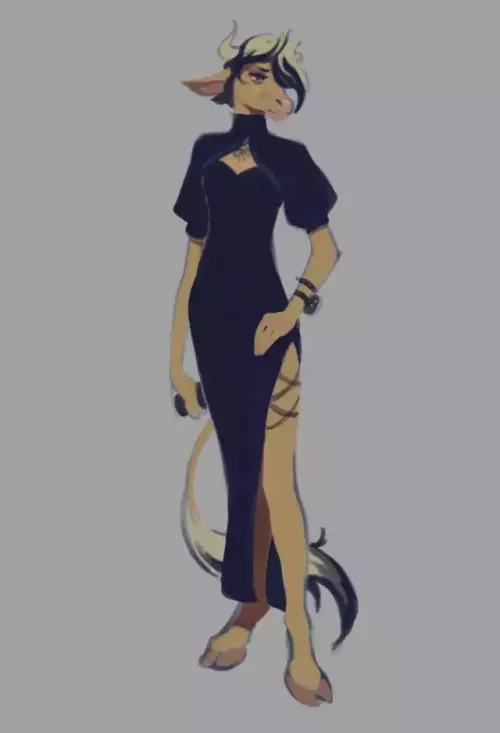 Hey, a Female Minatour OC (made by u/aesthesia1) [Not Mine, just giving credit] by FoxtrotFoxtrotZulu2