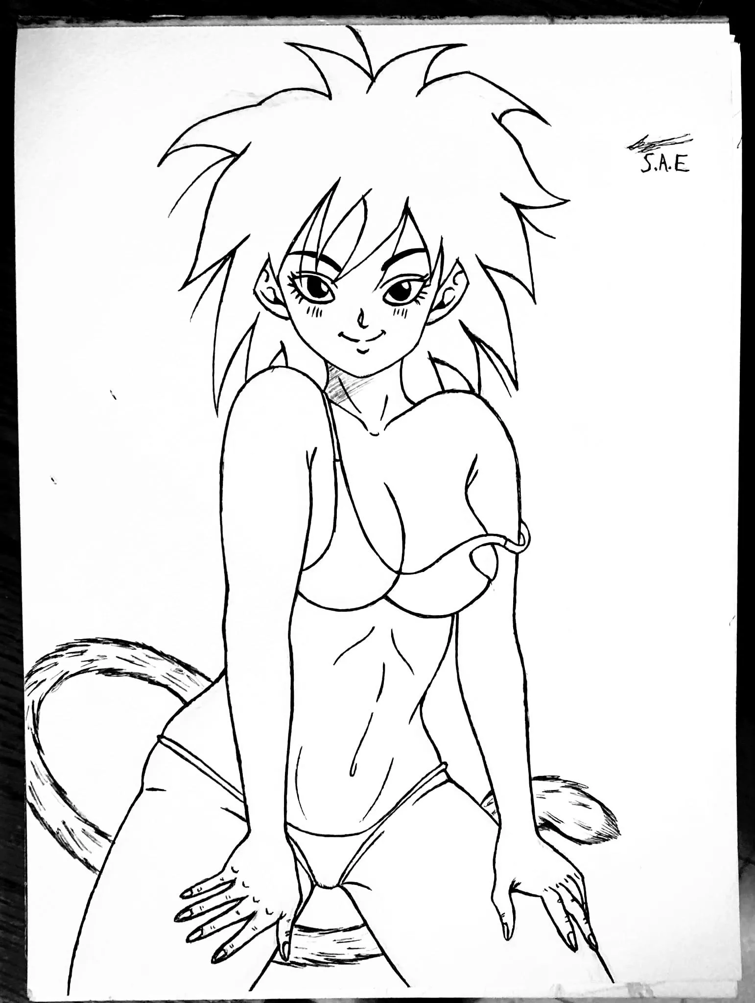 Hey everyone how's my drawing of Gine. posted by ArtsForever