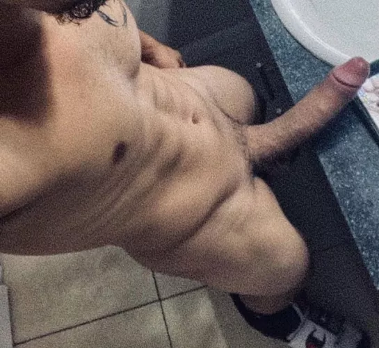 Hey fkn pig, get on your knees and choke on my huge 9” monster cock😈🐷🤑 by H0wdy0dy