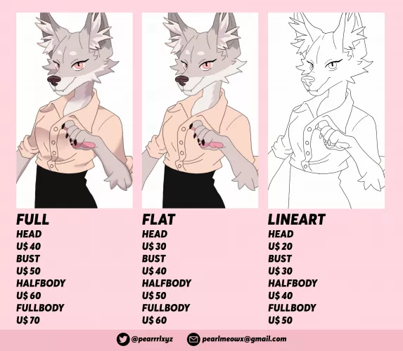 Hey guys! commissions are open! more details and portfolio on the comments (@pearrrlxyz on twitter) by mareanxbastos