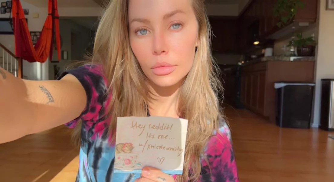 Hey guys it’s Nicole! This subreddit is so sweet. I’m honored to have your support. So next Tuesday I’ll be back here to do an AMA at 6:30 PT. I’m working on a super cool new project I can’t wait to share with you all! posted by xnicoleanistonx
