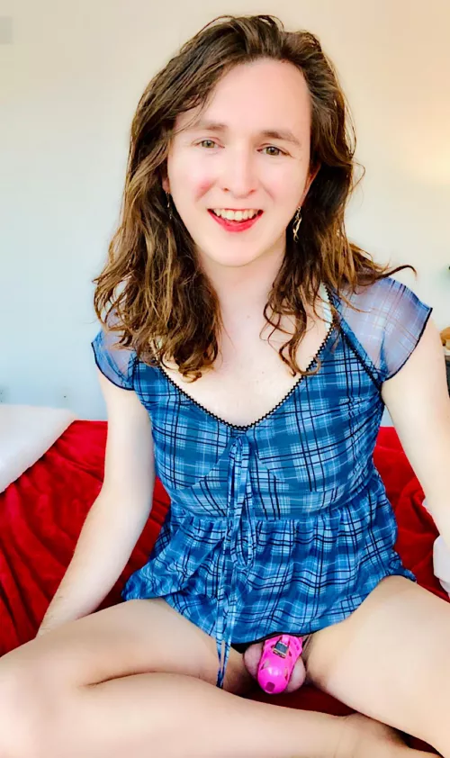 Hey, how long would u keep me locked up for? 🔐💕 by SissyMadeline924