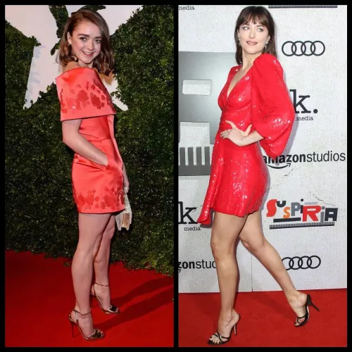Hey, please milk me as a leggy queen like Maisie Williams or Dakota Johnson by LeadingSwordfish7718