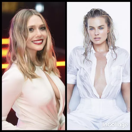 Hey, please milk me as Elizabeth Olsen or Margot Robbie. They got me so hard this morning by LeadingSwordfish7718
