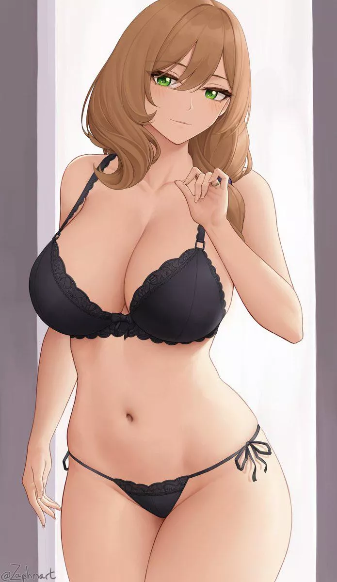 “Hey there cutie. Heard you like going for older ladies.~” (Lisa, Genshin Impact) posted by JeremySchmidtAfton