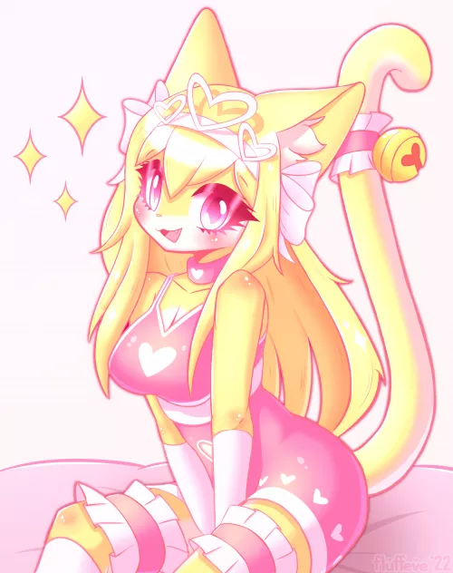 Heya! ✨ (Art by me: @fluffeve on Twitter) by fluffeve
