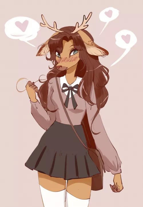 Hi, I'm a new furry artist with commissions starting at $15 @angelicantlers on twitter! <3 by angelicantlers