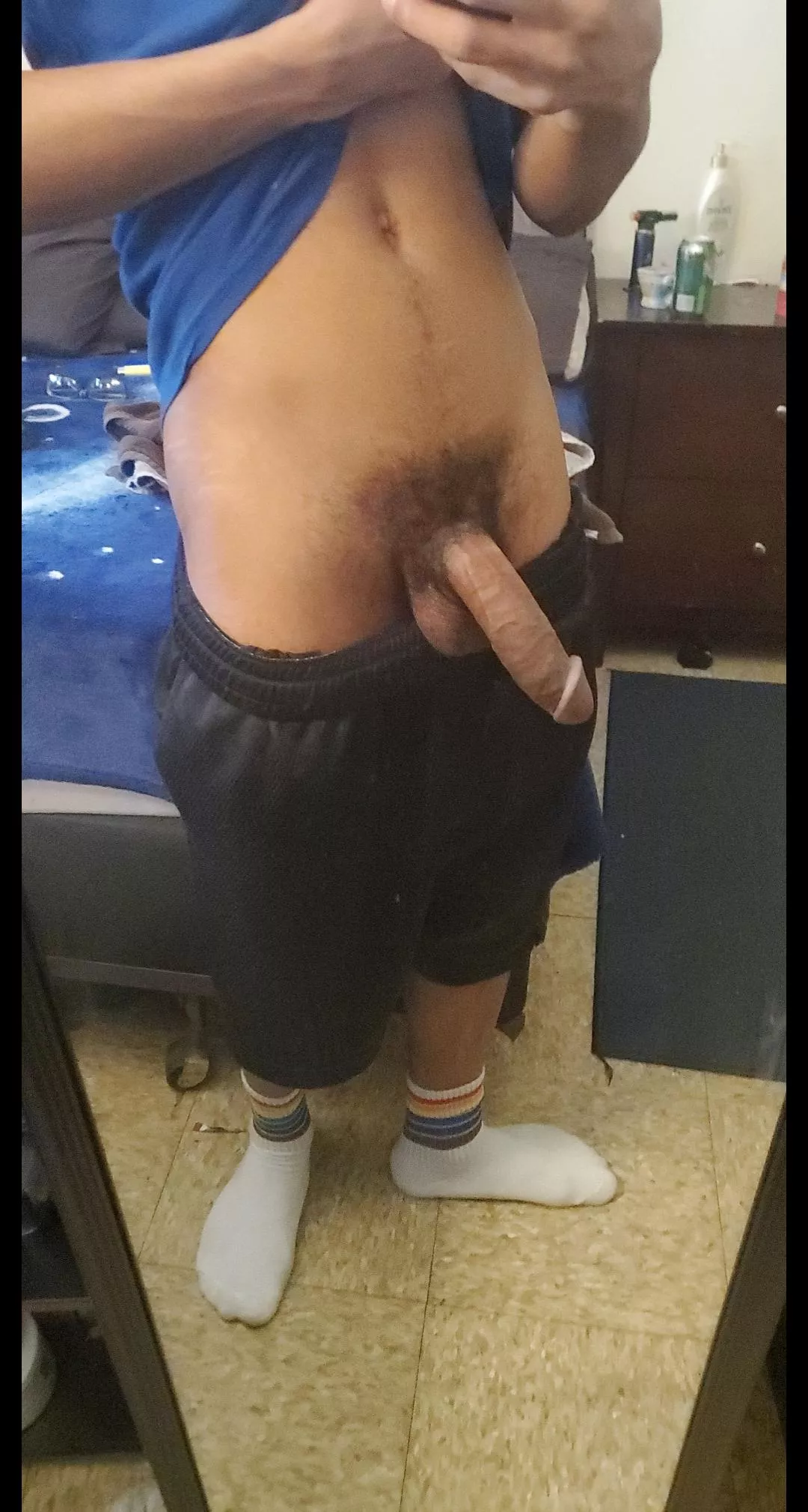 Hiding a snake in my shorts posted by gay-spiderman