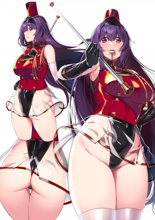 Hie Marching Band Cosplay Highleg Leotard (Hiememiko) [Original] by sequence_string