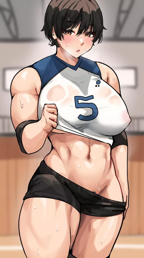 highschool volleyball captain(@cromwellb_) by TheTMoneyMan