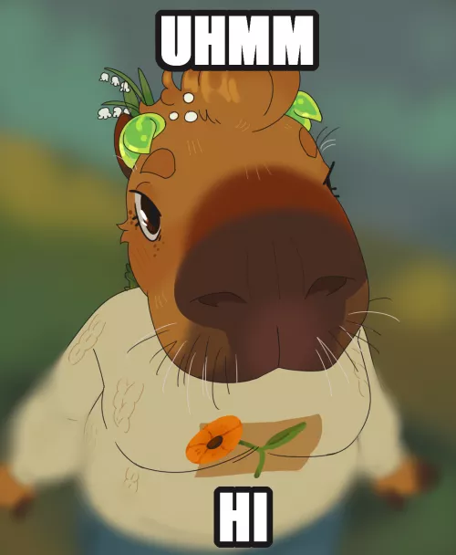 hiii *sniffs you* by cappucosmico