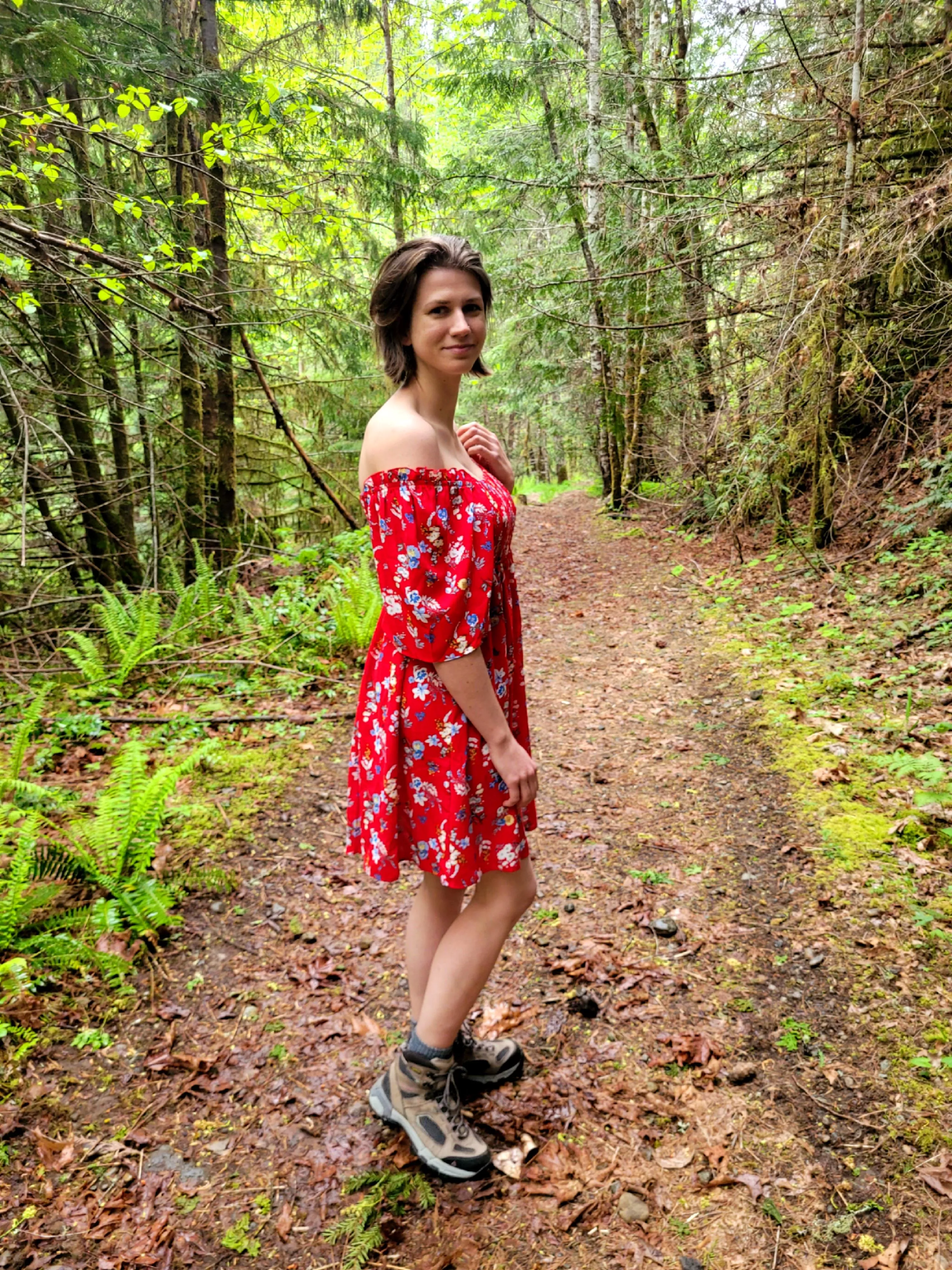 Hiking bra free. And panty free. posted by ScarlettJane92