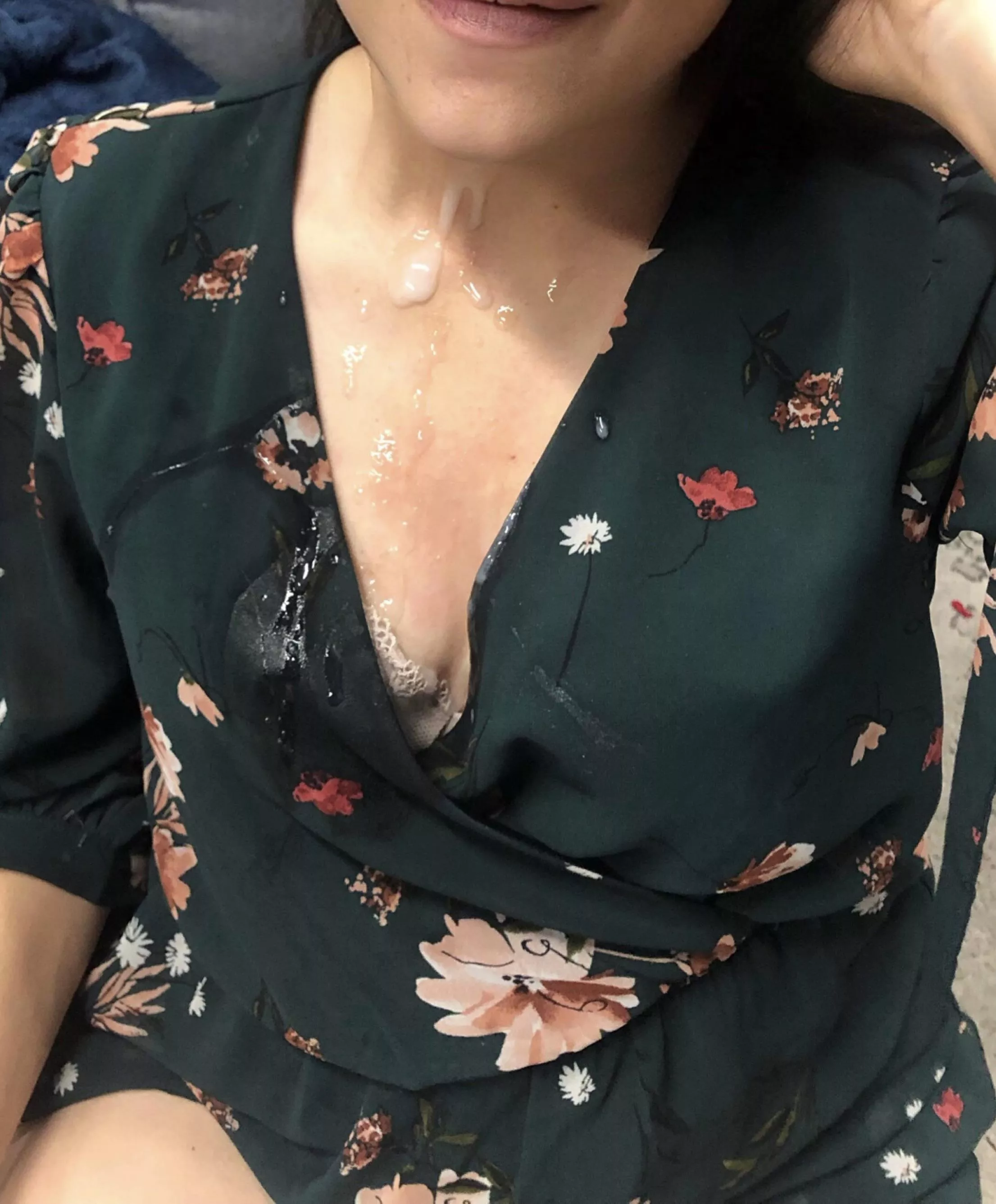 His second load on the same dress the same day posted by Sexcations