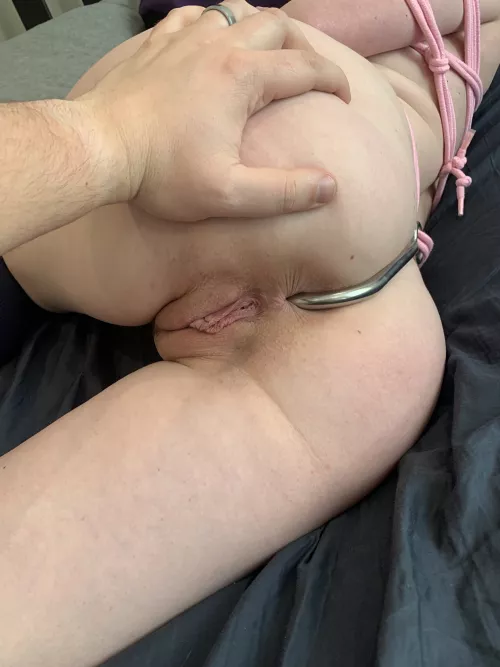 Hooked and spread by Couple_of_Perverts