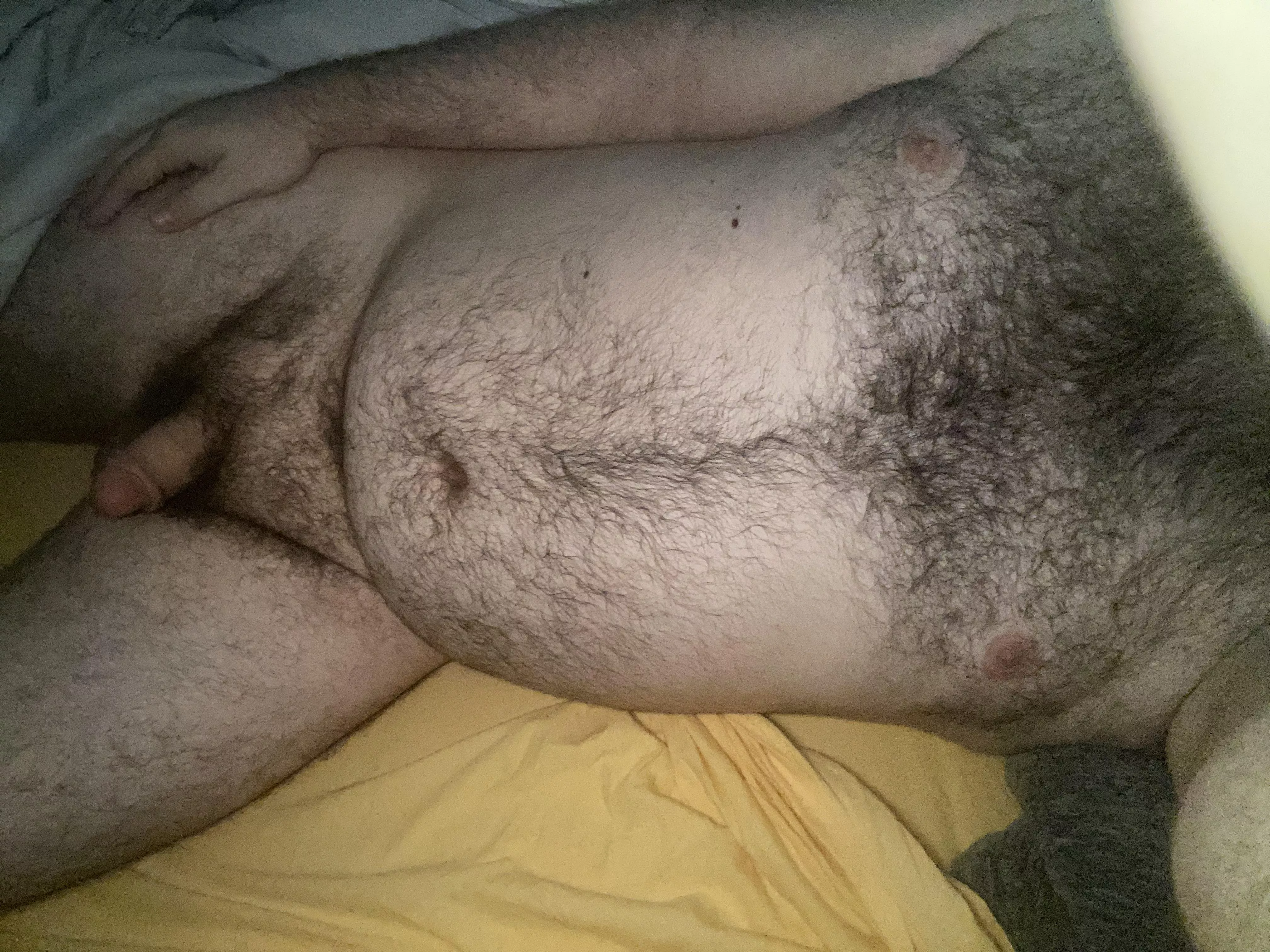 Hop in bed and come snuggle 🐻 posted by hollyveryjolly