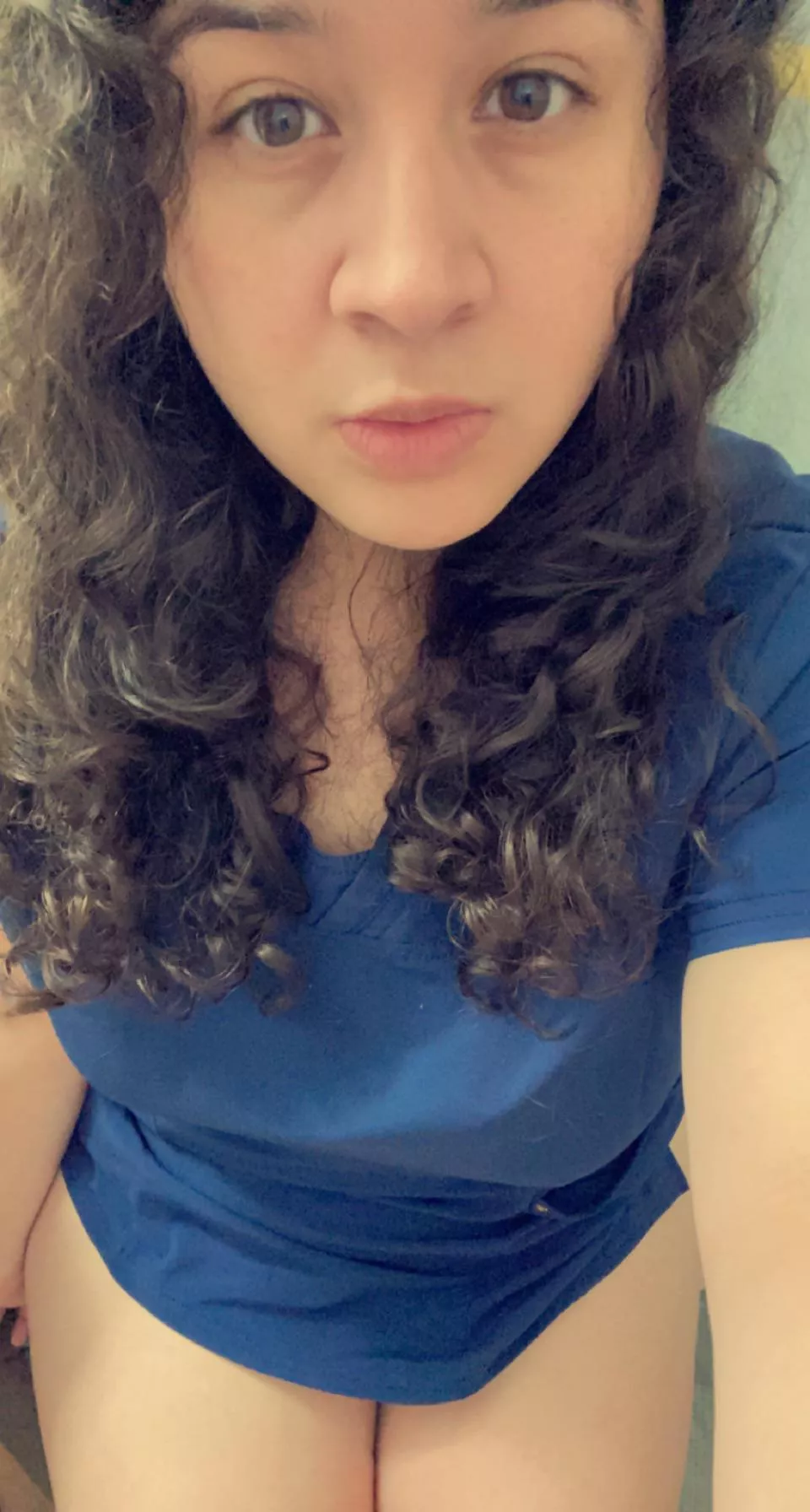 Hope being in scrubs is ok posted by ChrissyRAM