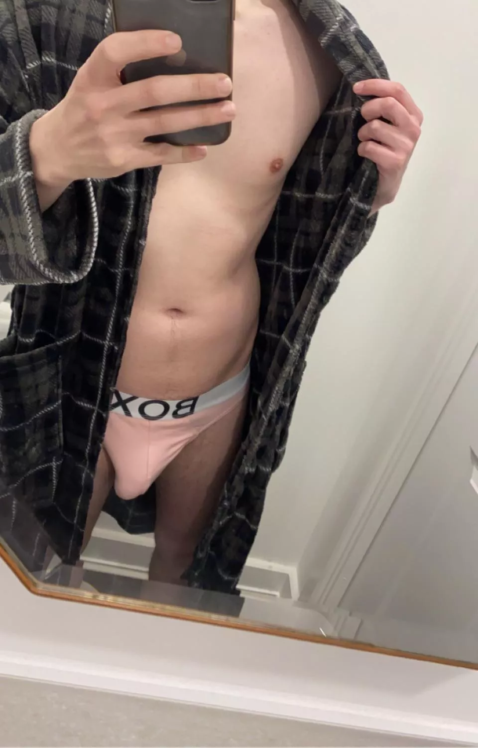 Hope everyone thinks gown and briefs is a great combo posted by THu997