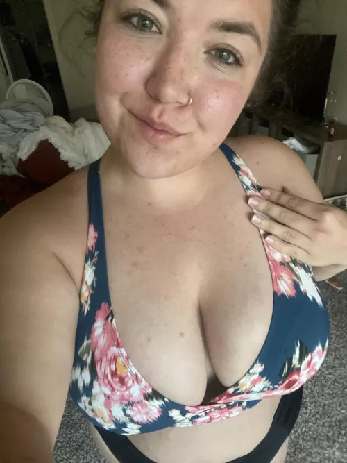 Hope I don’t have a nip slip at the pool 😜 by CurvyMissElle