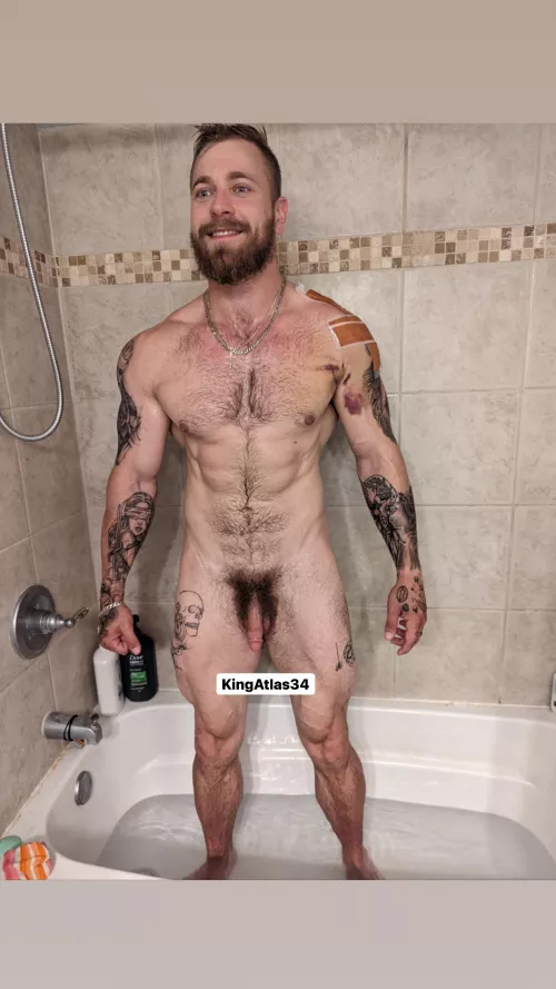 Hope you dont mind sucking daddies balls.. love when its hidden by my bush and big soft cock by KingAtlas34