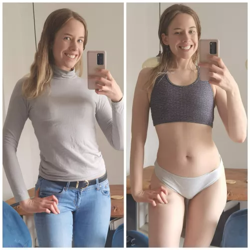 Hope you don't think that I look boring in a sports bra ✌️ by naturalgirl_mel