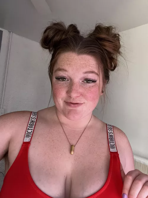 Hope you like freckled tits😋 by pussiesncream