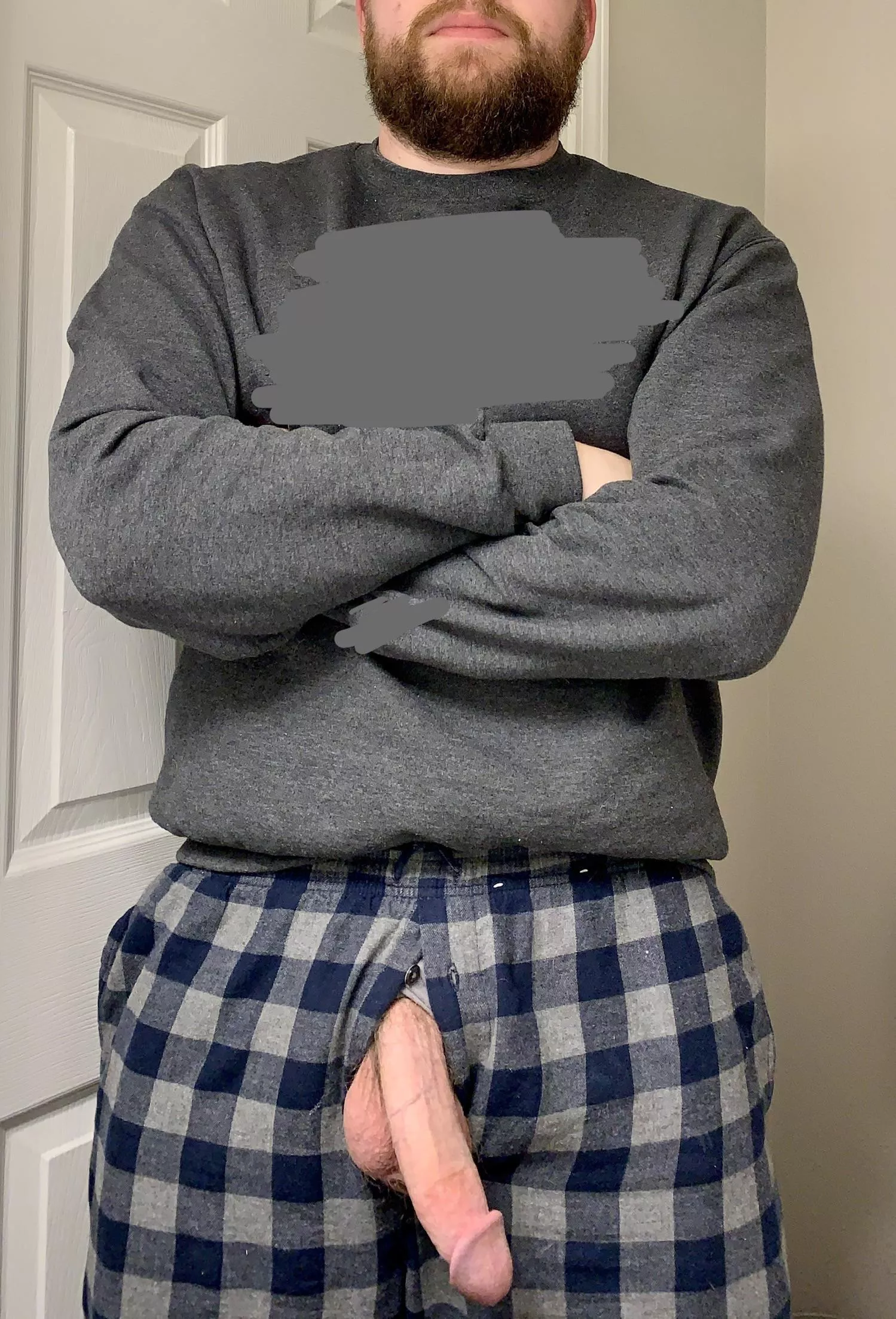 Hope you like my plaid pajamas. posted by icytonight500