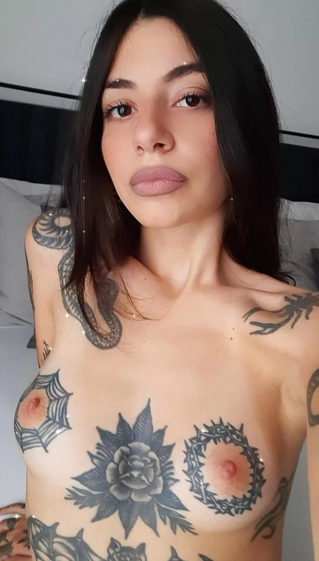 hope you like tits tattoos 🥵🙈 posted by inkbabe666