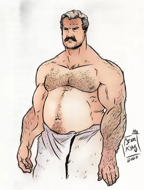 Hopper - Stranger Things (BearKyng) by BearKyng