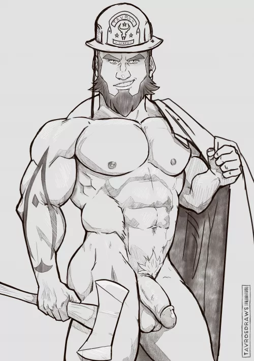 Hot fireman by Soulless1989