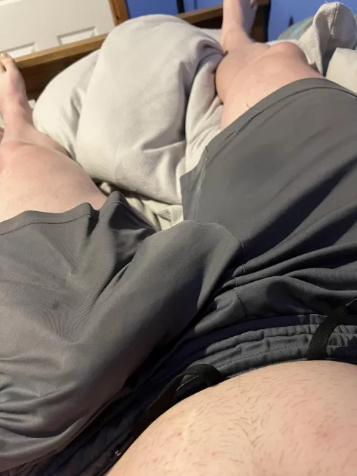 Hot outside today. Think I’ll go commando to the gym what do you think? (M) by theshyguy-22