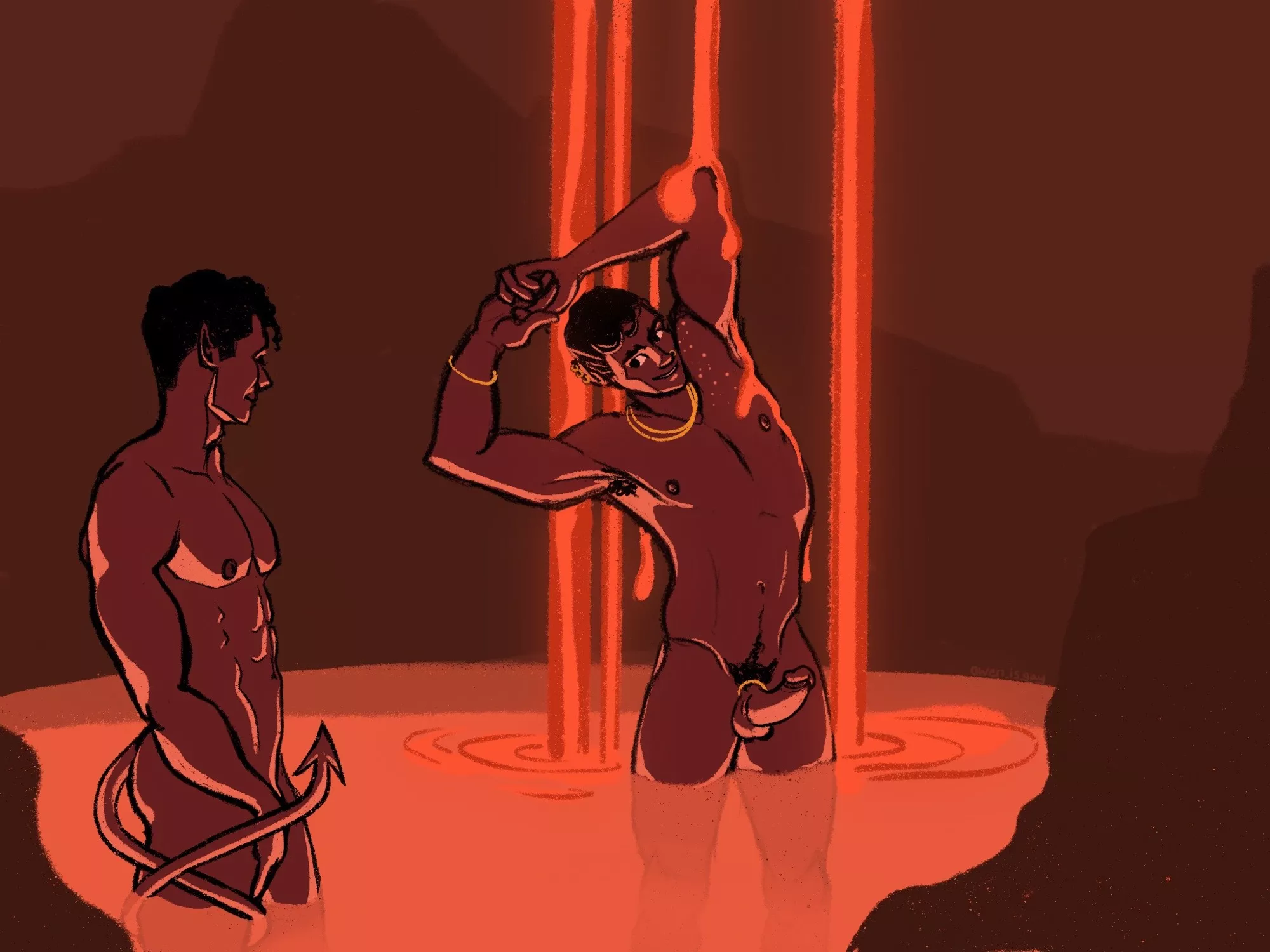 Hot Springs of the Phlegethon [OC] posted by owen-is-gay