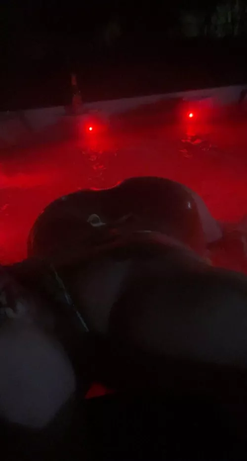 Hot tubs are better when your with someone😉 by MomwithPiercings