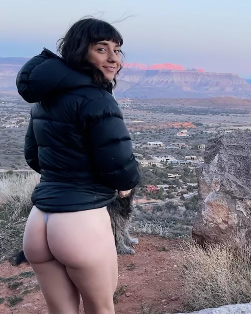 How about that view? by Curiousmusclegirl