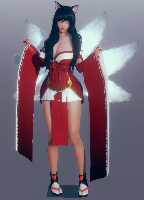 How accurate is the ahri I made? (C) posted by amogus_enjoyerx