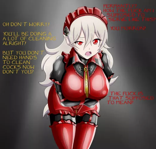 how am i supposed to serve like this? by kattpet