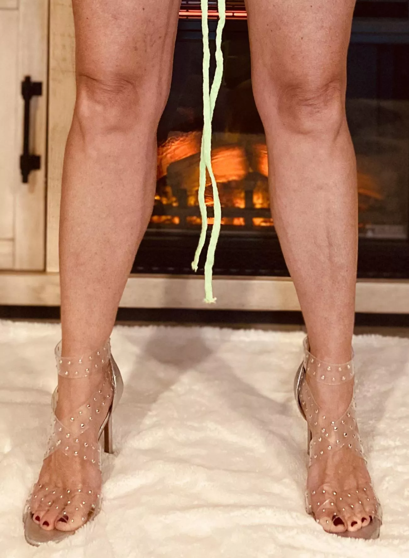 How do a clear pair look? posted by HeelsandHips