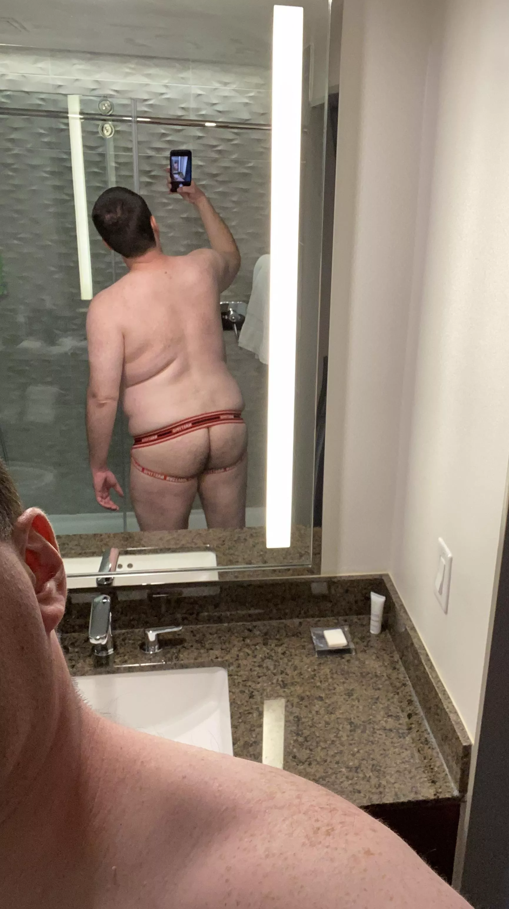 How does my ass look in this mirror? posted by Subbear83