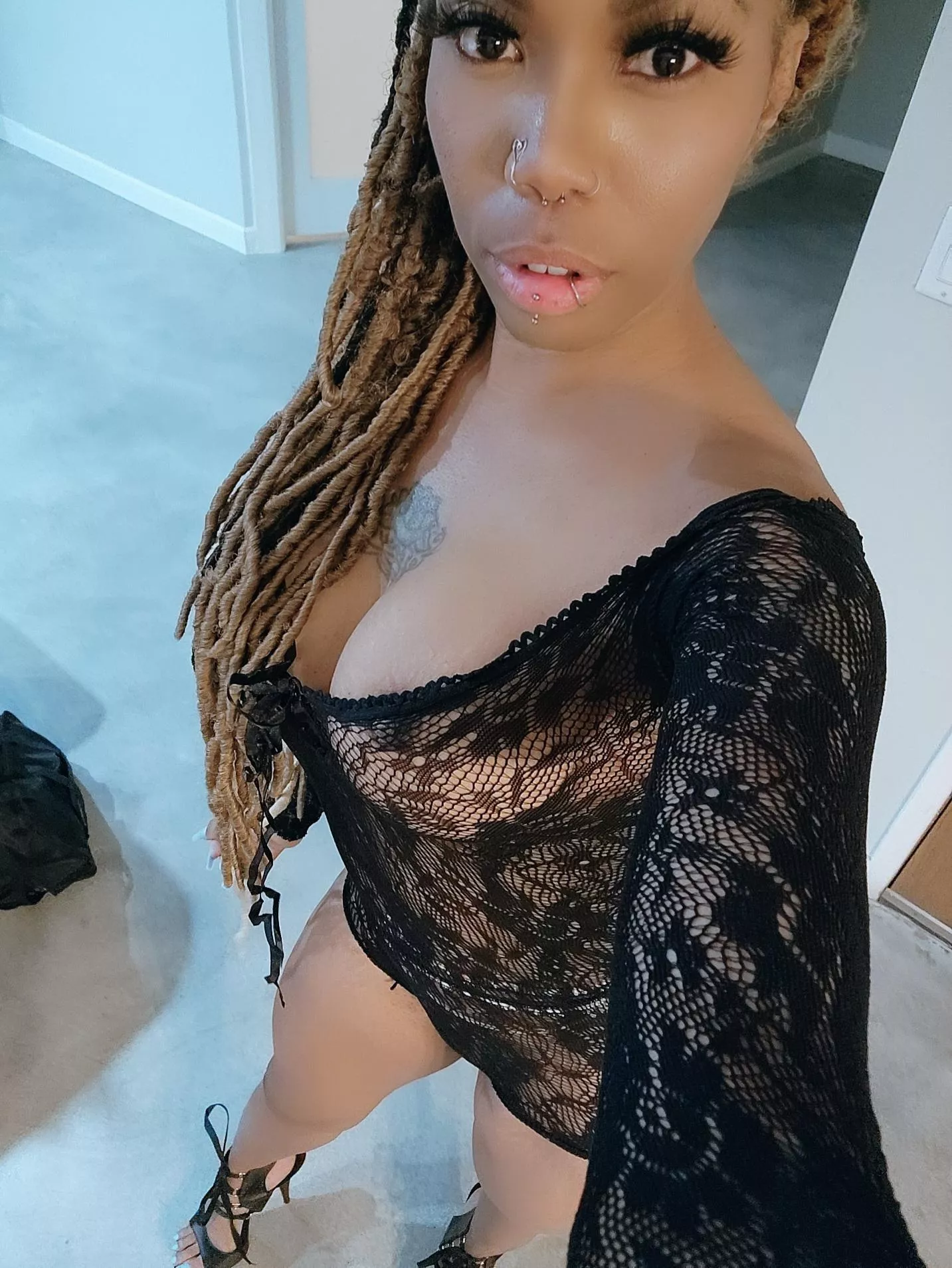 How fast are you getting this off of me or are you pulling it to the side and sliding in? Hopefully you're not pulling out! posted by Ebonyhotwife83