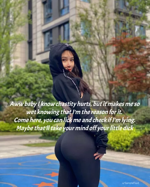 How long would you stay locked up for her? by SampleFluid