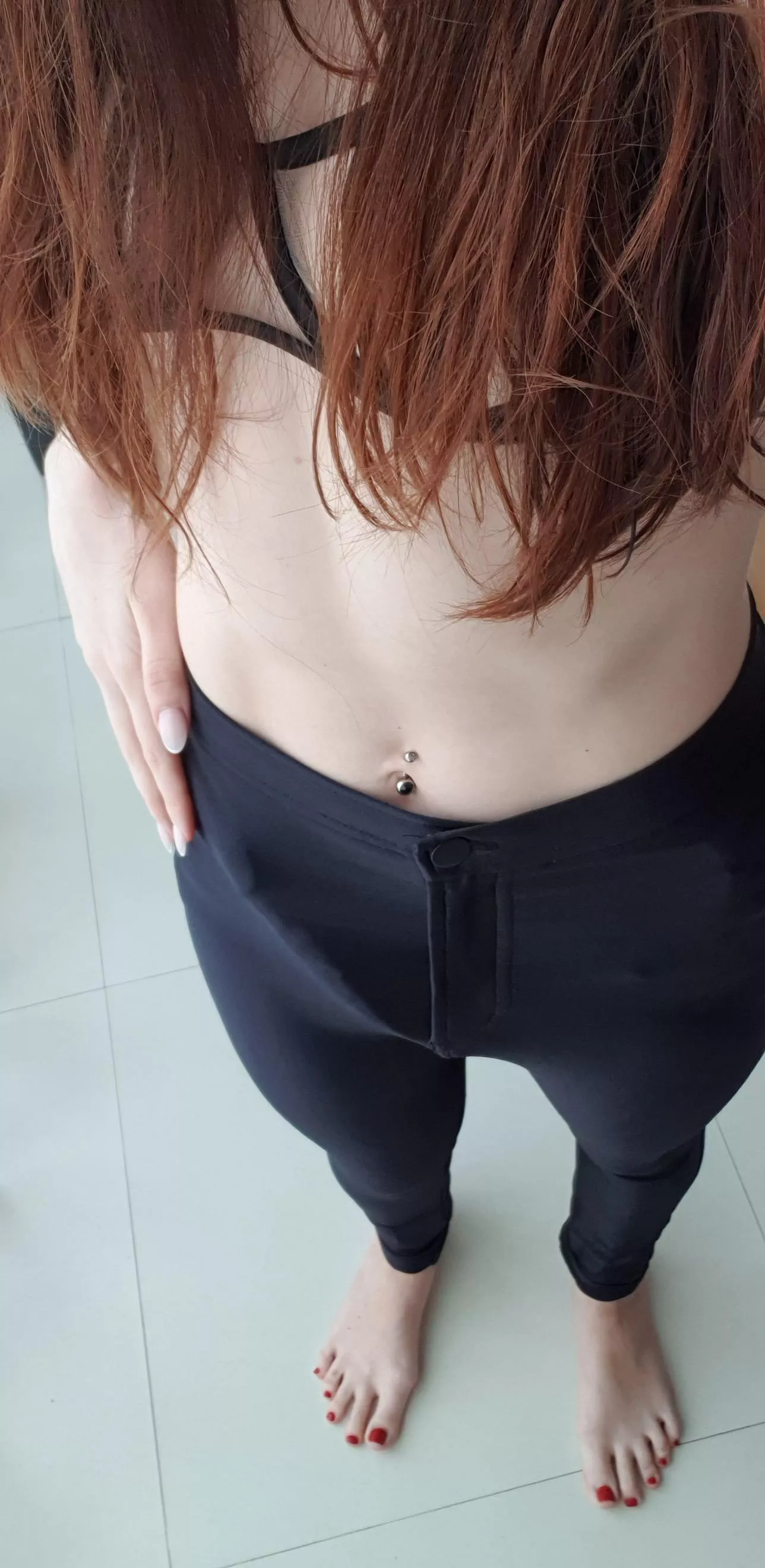 How much precum would drip out of your little clitty if you looked down and noticed what I was hiding under my tight pants? posted by YesAmelia