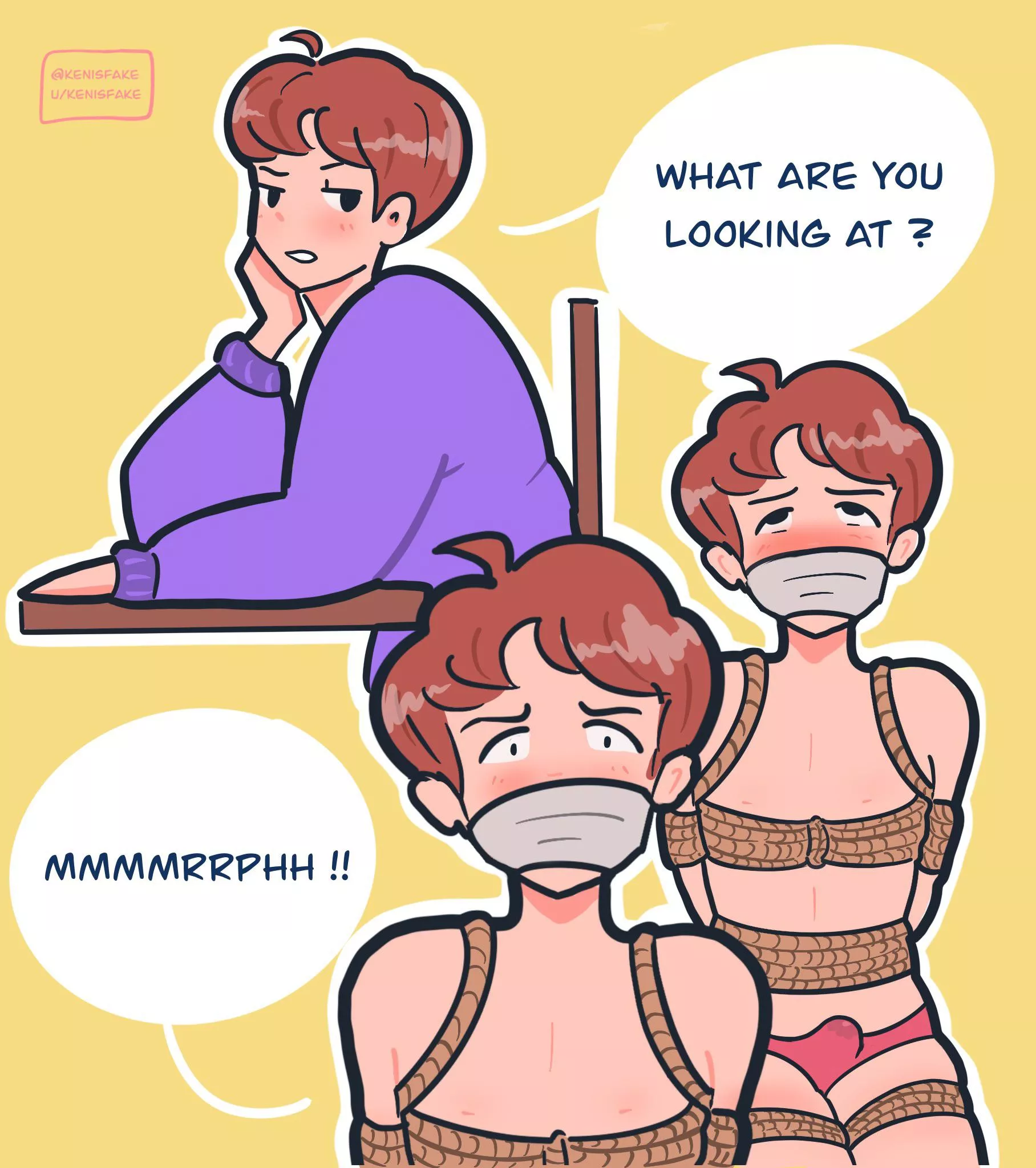 How to deal with brats 🤫 [oc] posted by kenisfake